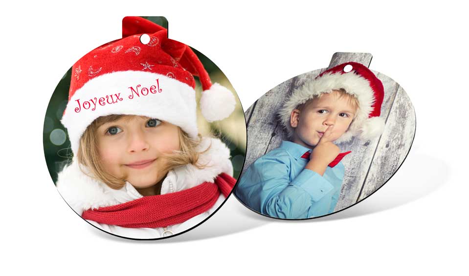 Photo magnet boule de Noël