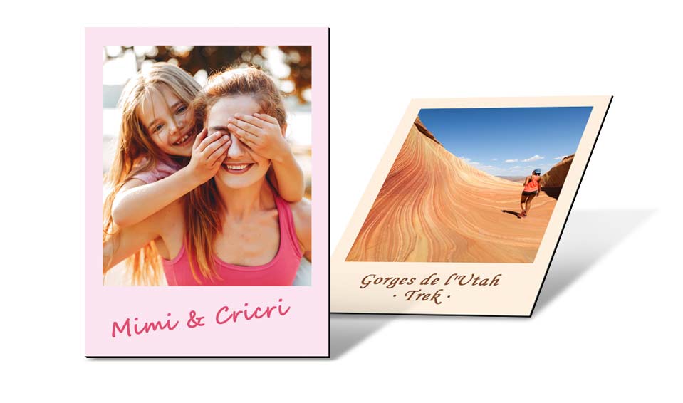 Magnet photo personnalisés et aimentés pour frigo